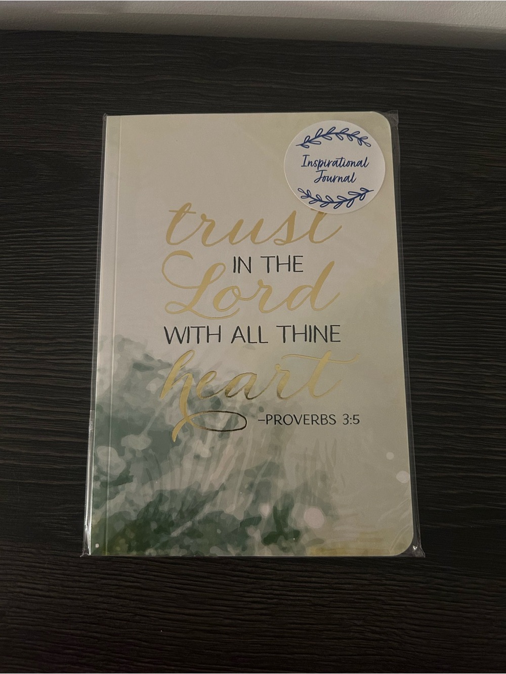 Inspirational Trust in the Lord with all thine heart Journal